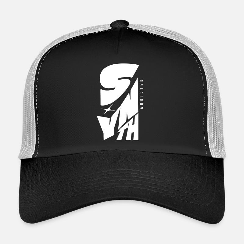 Synth Addicted Synthesizer Modular - Trucker Cap - Schwarz/Steingrau