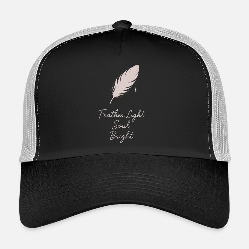 Feather And Dream Boho Festival Spiritual Pattern Trucker Cap