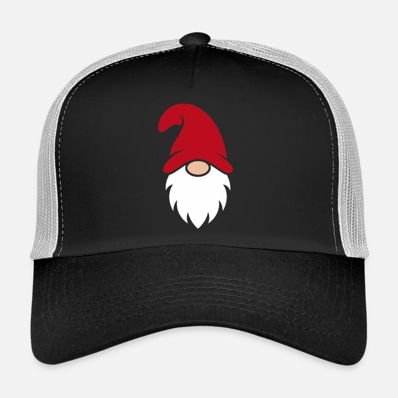 Gnom mit Red Hat Silhouette Trucker Cap