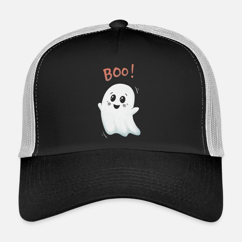 Boo Ghost : Fantôme mignon Casquette trucker 