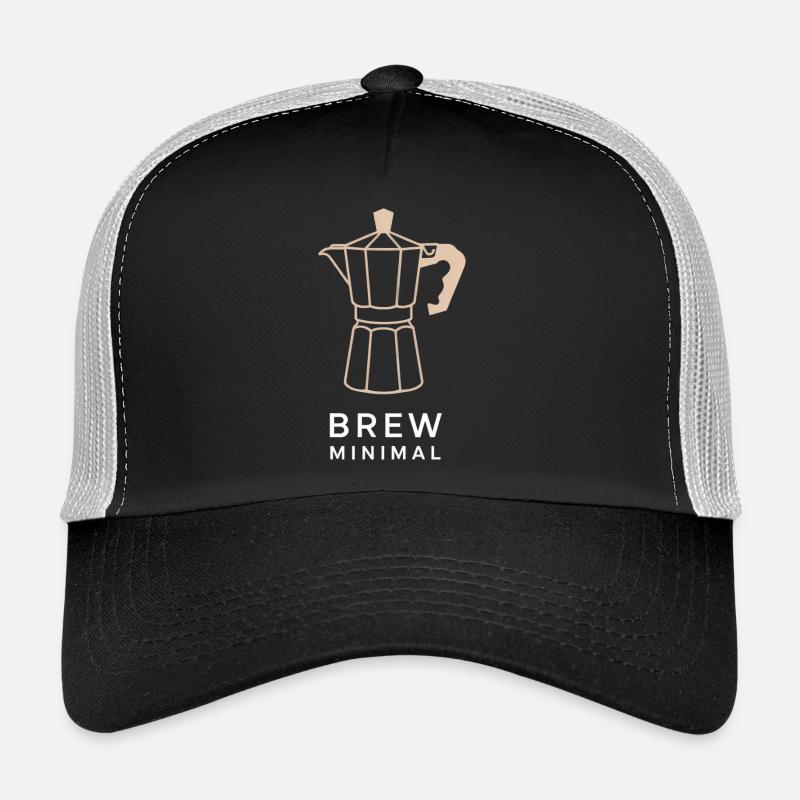Kaffee Minimal Trucker Cap