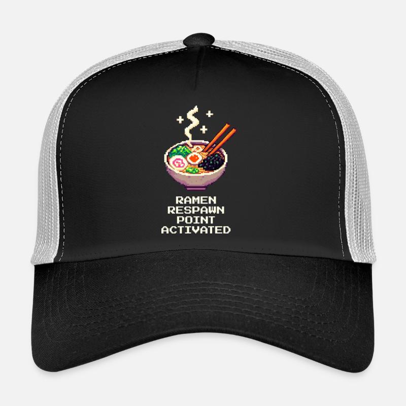 Réapparition de ramen activée | Humour de Ramen Bowl Casquette trucker 