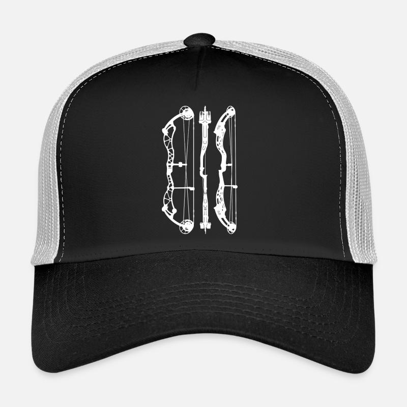 BowtechRekinong_PlansW - Casquette trucker  - noir/gris pierre