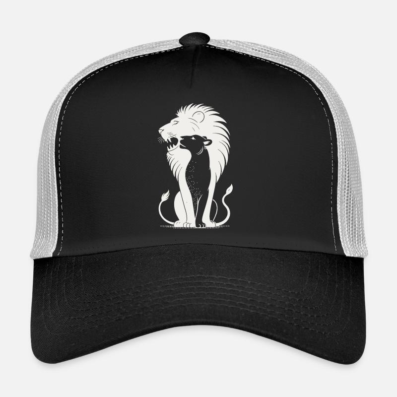 Regal Lion Silhouette Trucker Cap