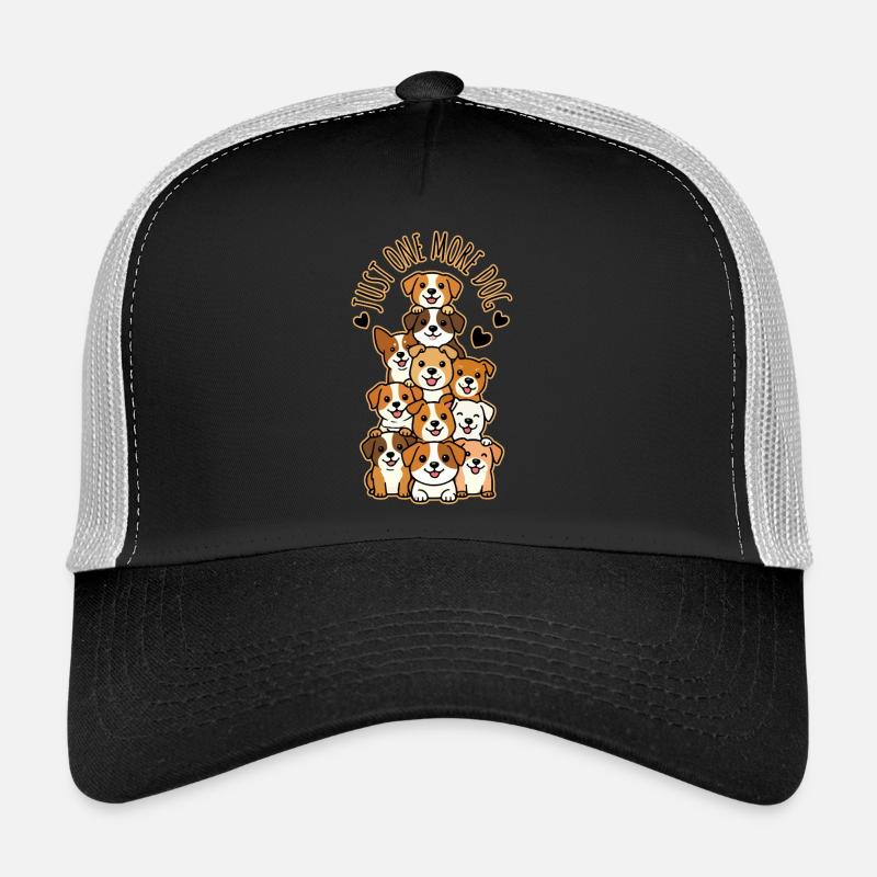 Just One More Dog Stack Trucker Cap
