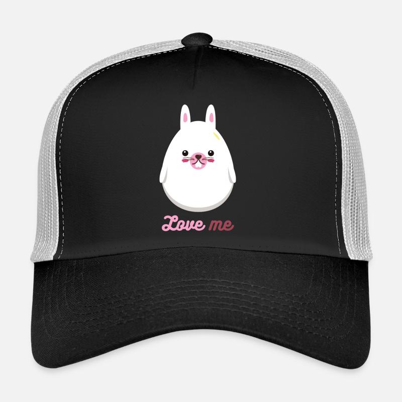 rabbit - Trucker Cap - black/stone grey