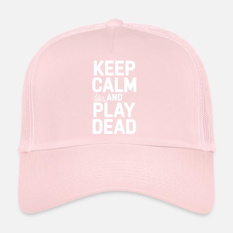 Reste calme et fais le mort Casquette trucker 