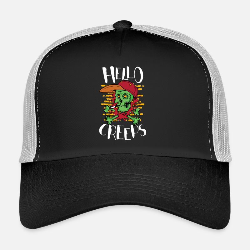 Hello Creeps Trucker Cap