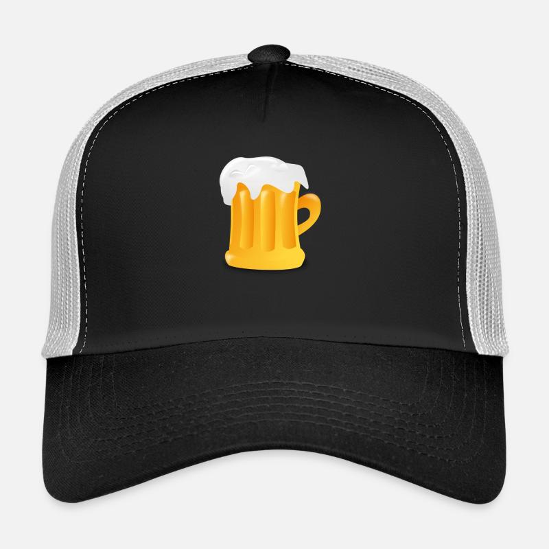 beer - Trucker Cap - Schwarz/Steingrau