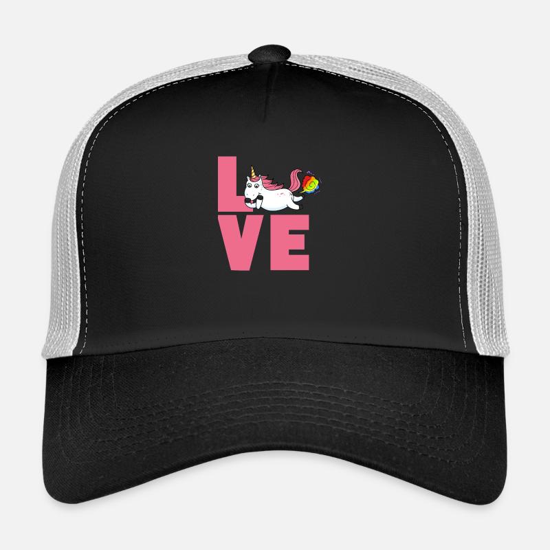 Aimer la licorne Casquette trucker 
