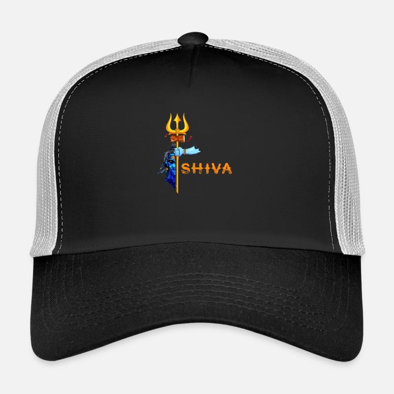shiva - Trucker Cap - black/stone grey
