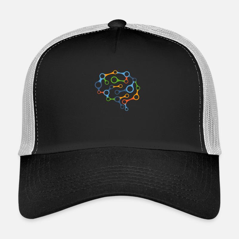 Brain network Trucker Cap