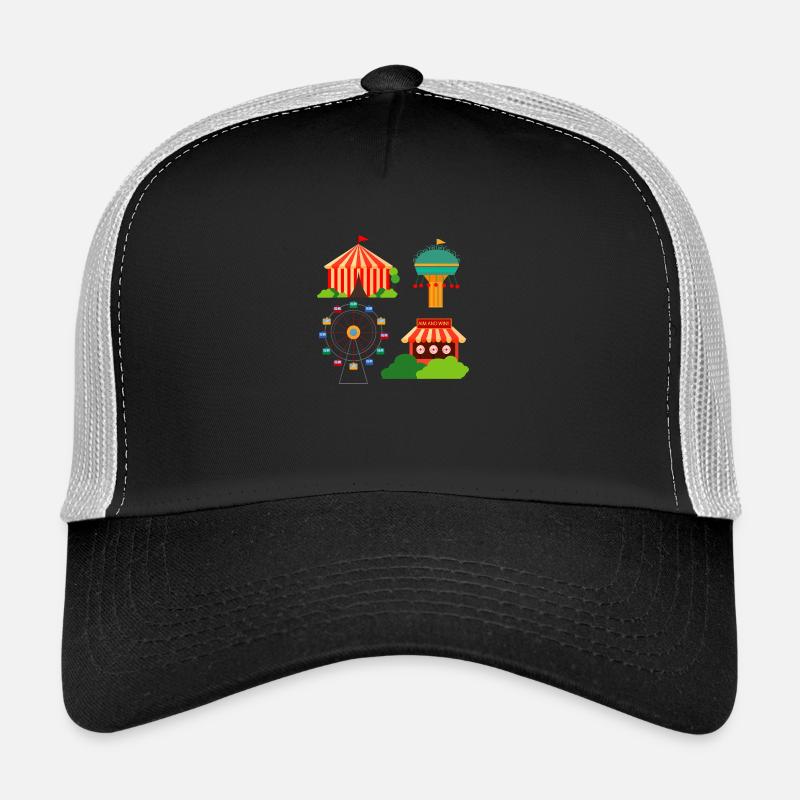 funfair - Trucker Cap - black/stone grey