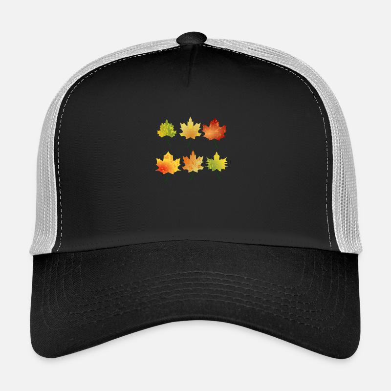 feuilles d'automne Casquette trucker 