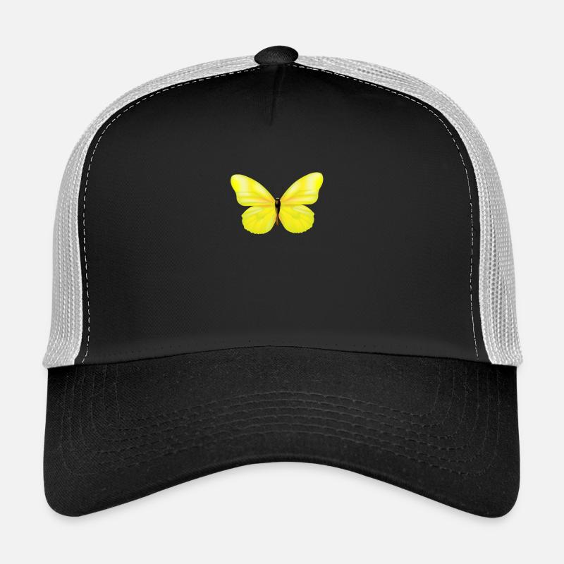 butterfly - Trucker Cap - black/stone grey