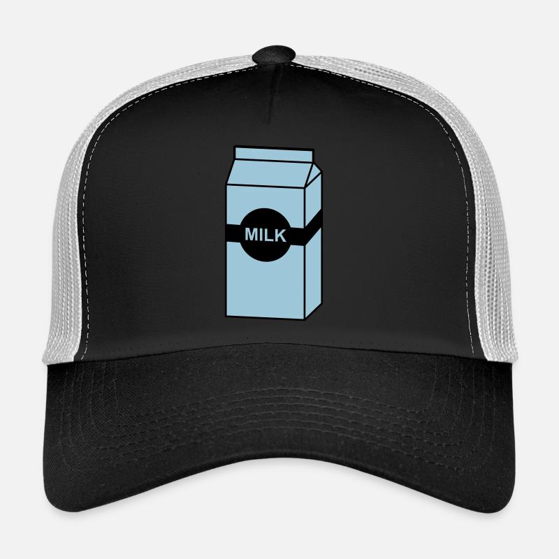 Milch - Milk - Trucker Cap - Schwarz/Steingrau