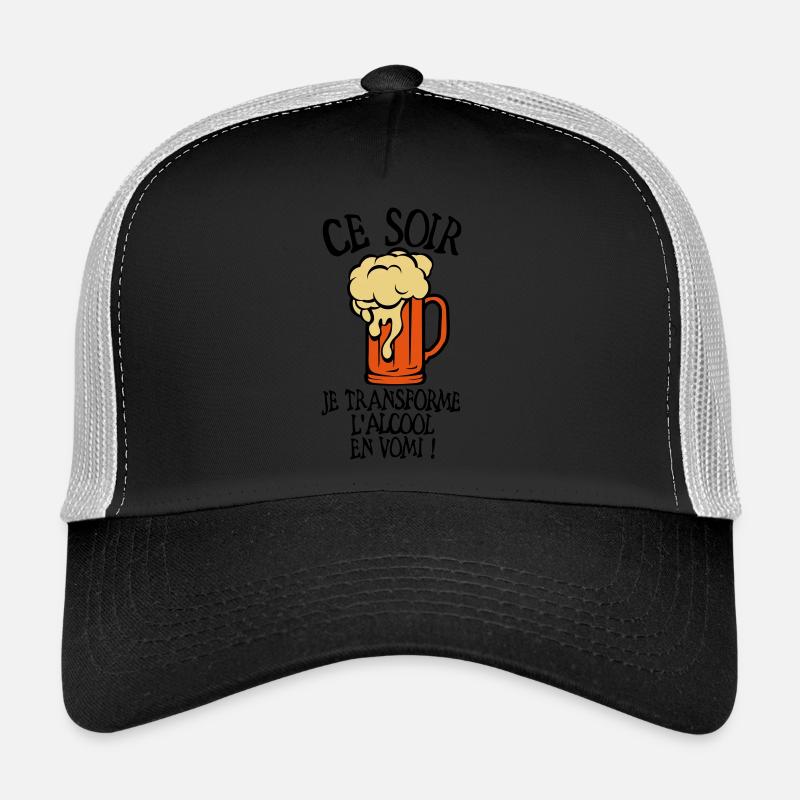 ajouter age transforme alcool vomi anniv Casquette trucker 
