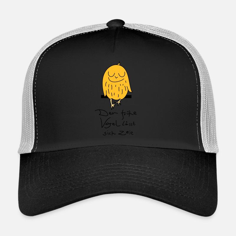 Früher Vogel lässt sich Zeit Trucker Cap
