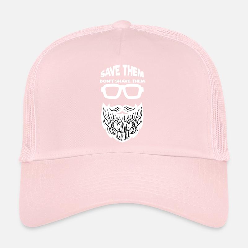 Coiffure de barbe Barbe Rasage de barbe Déclaration de croissance de la barbe Casquette trucker 