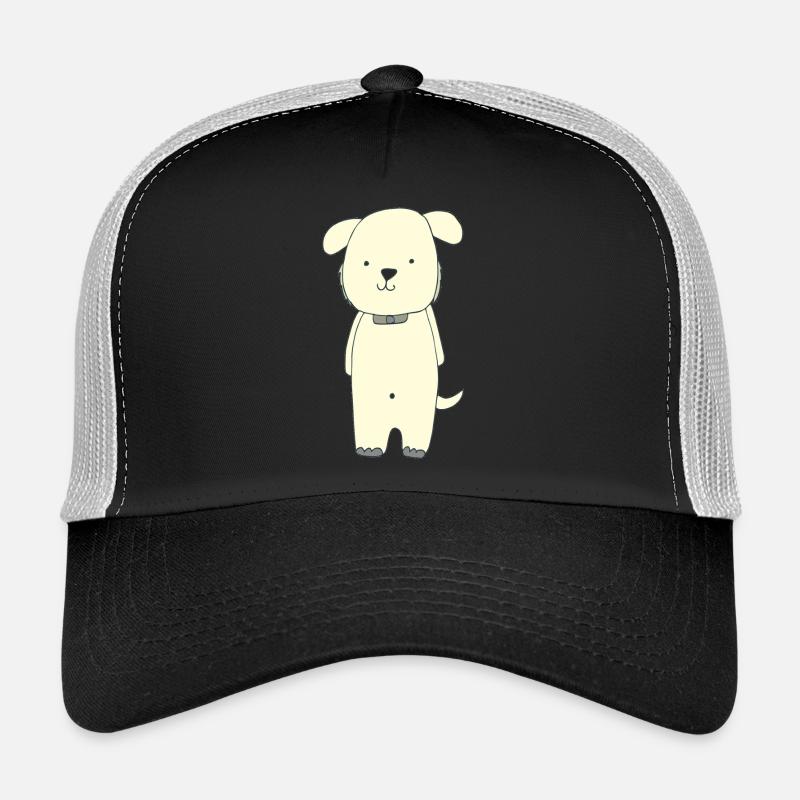 chien jaune Casquette trucker 