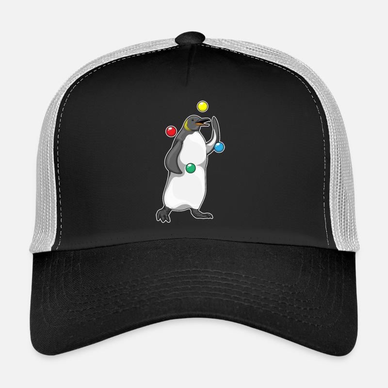 Jongleur pingouin jongleur jongleur Casquette trucker 