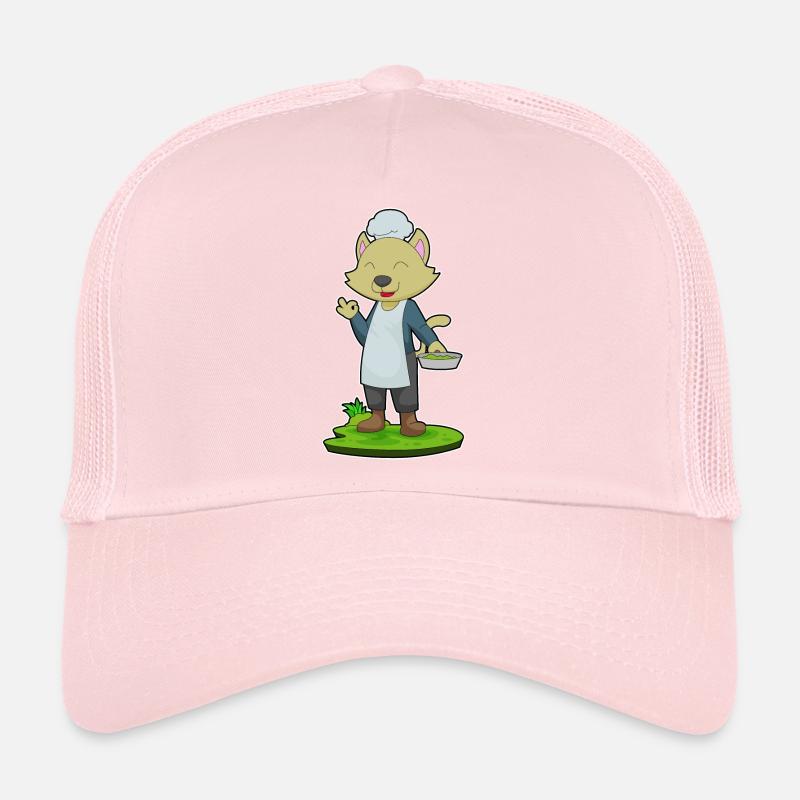 Cuisson à la poêle de cuisine pour chat Casquette trucker 