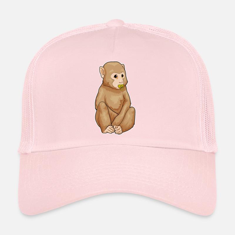 Tétine pour bébé singe Casquette trucker 