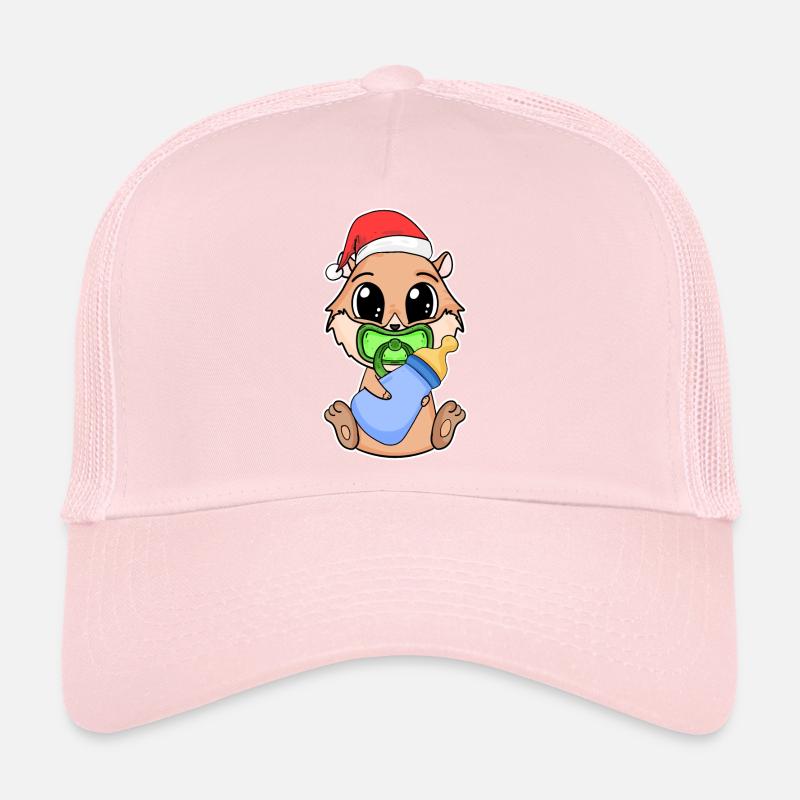 Cochon d’Inde Bébé Cochon d’Inde de Noël Casquette trucker 