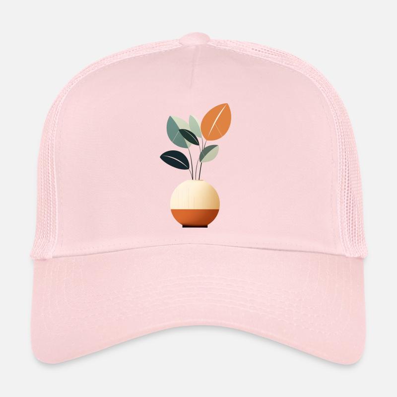 Fleurs minimalistes Casquette trucker 