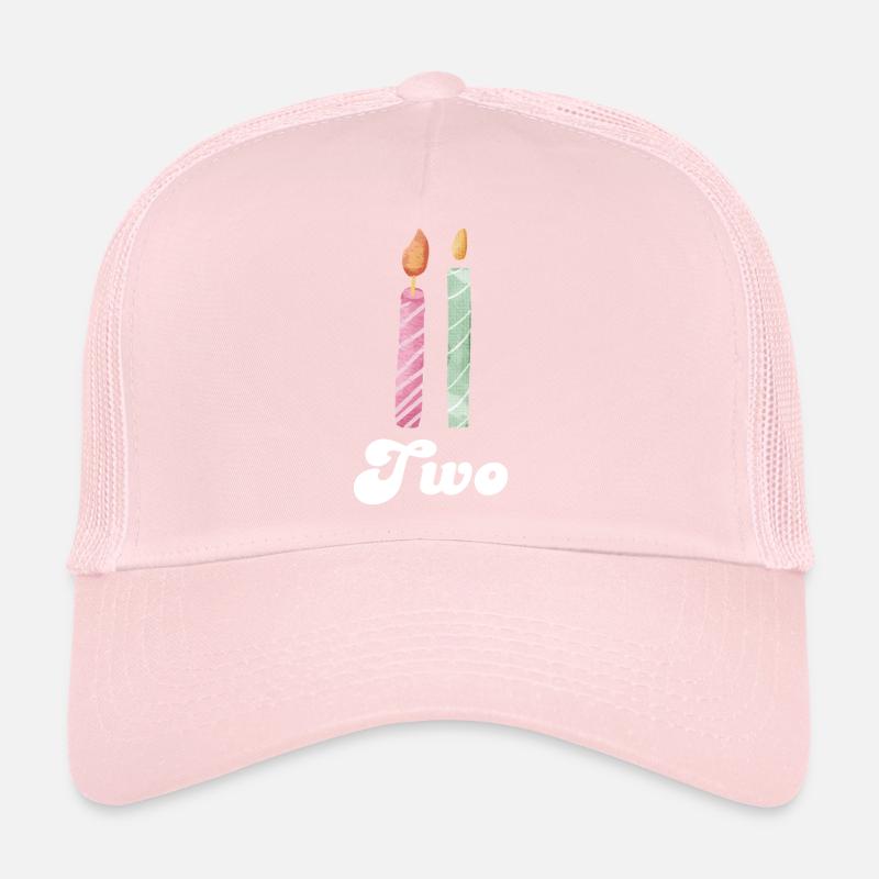 2e anniversaire bougie Casquette trucker 