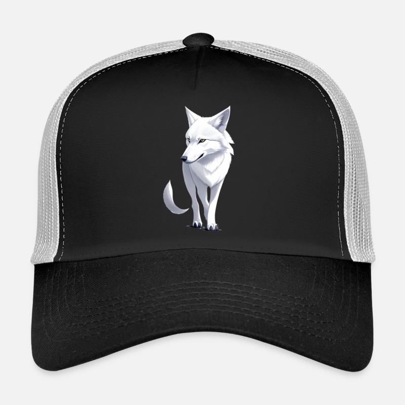 Loup Blanc Casquette trucker 
