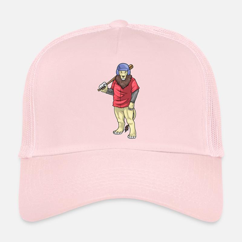 Lion Baseball Batte de Baseball Casquette trucker 