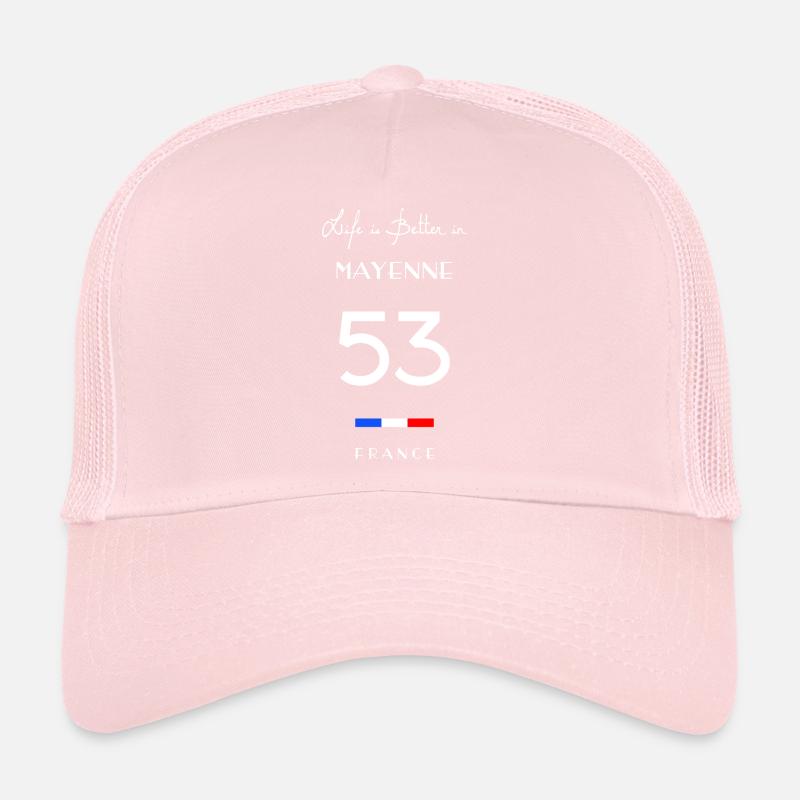 Das Leben ist besser MAYENNE 53 Pays de la Loire Trucker Cap
