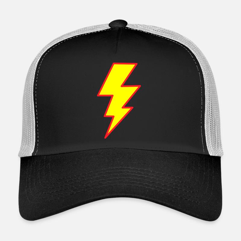 Double éclair Casquette trucker 