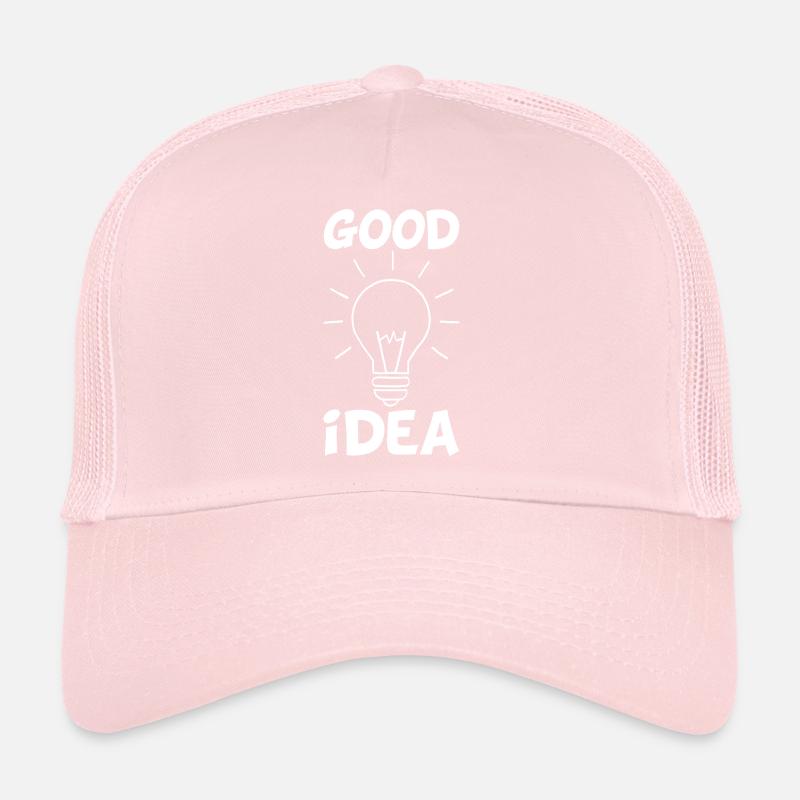 La bonne idée (blanc) Casquette trucker 