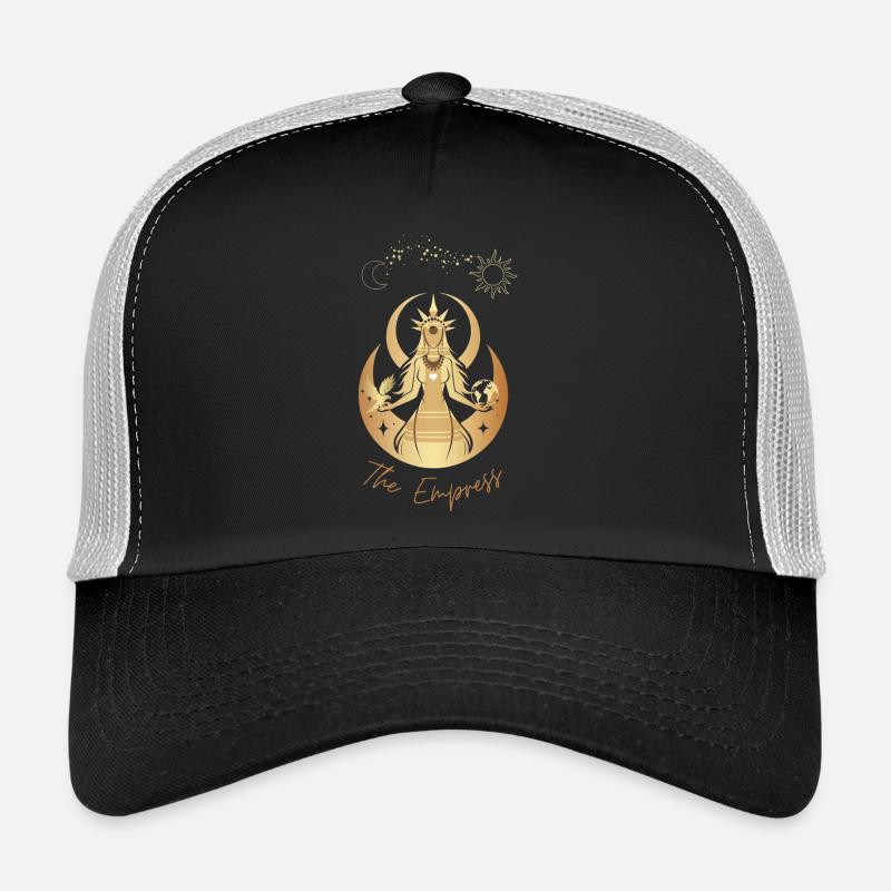The Empress l'Impératrice Déesse dorée - Casquette trucker - noir/gris pierre