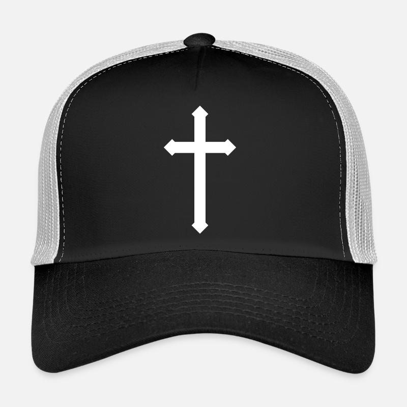 Kors - Trucker cap - sort/stengrå