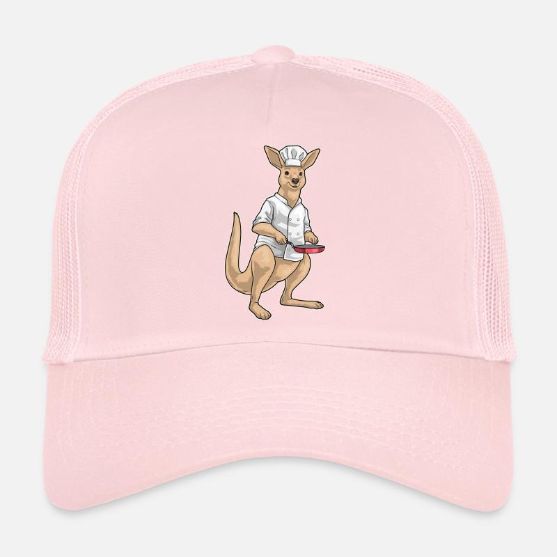 Cuisson de la poêle Kangourou Casquette trucker 
