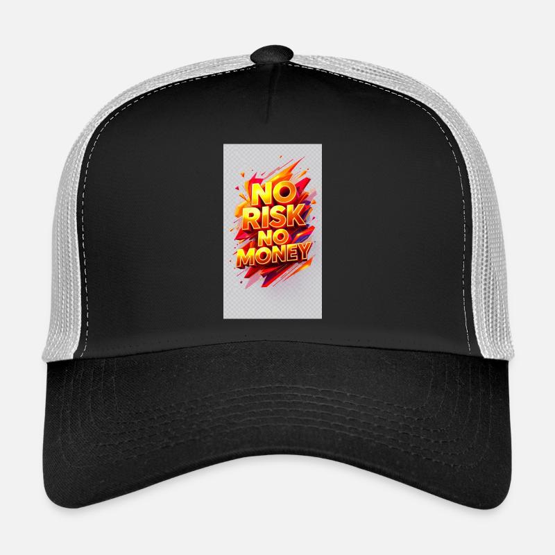 Kein Risiko, kein Geld - Trucker Cap - Schwarz/Steingrau