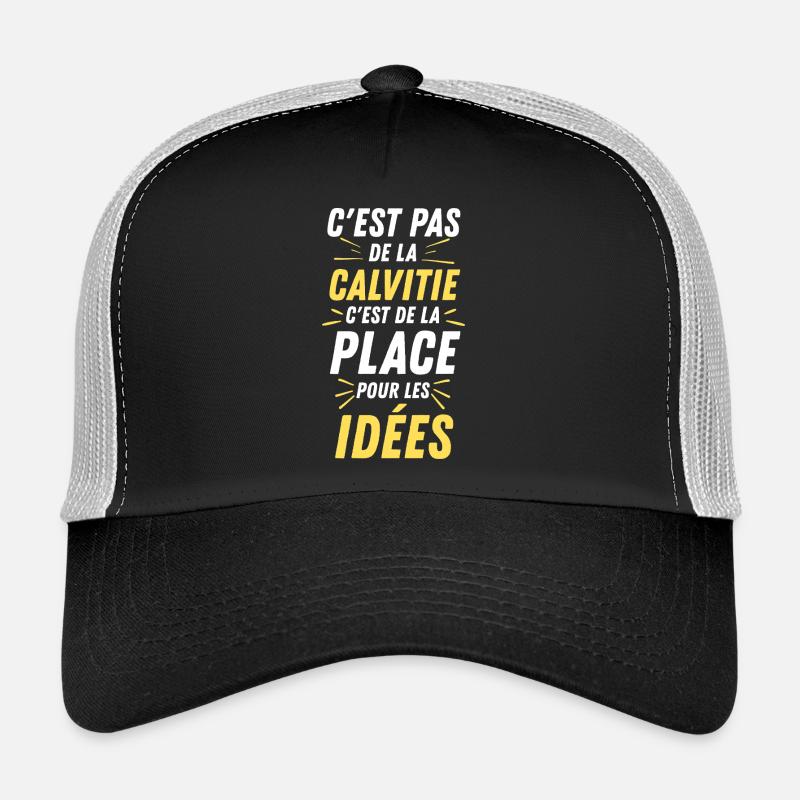 Calvitie? Place pour les idées Casquette trucker 