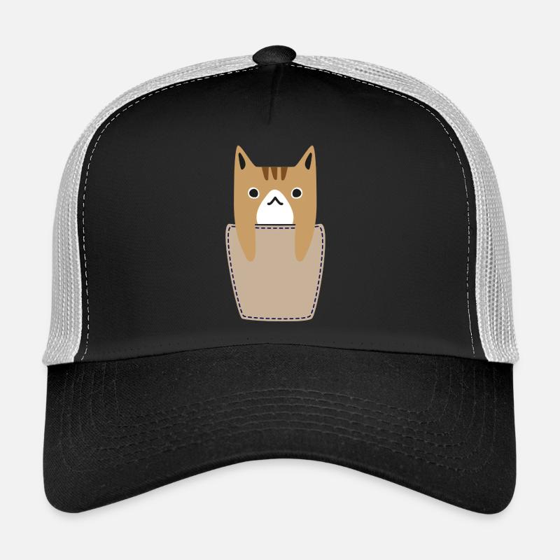 Brusttasche mit Katze Trucker Cap