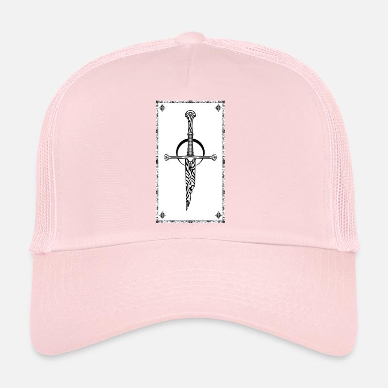Épée zébrée gothique Casquette trucker 