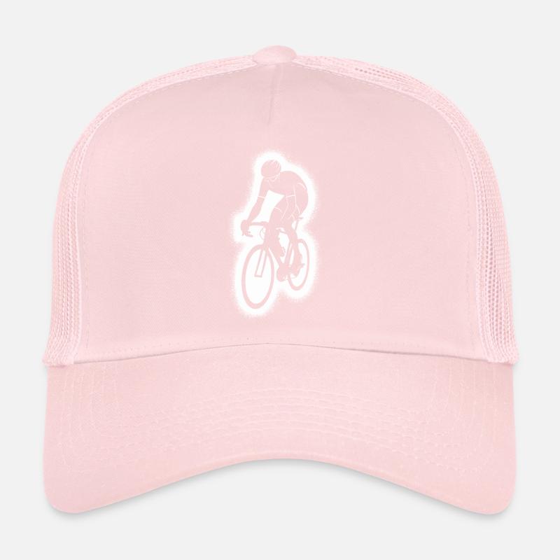 Cycliste de course cycliste sur route Casquette trucker 