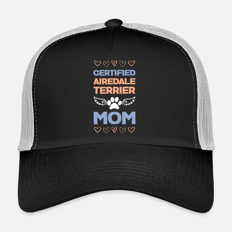 Maman Airedale Terrier Casquette trucker 