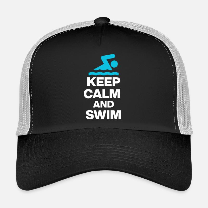 KEEP CALM AND SWIM, DIVE IN! SCHWIMMEN GESCHENK  Trucker Cap