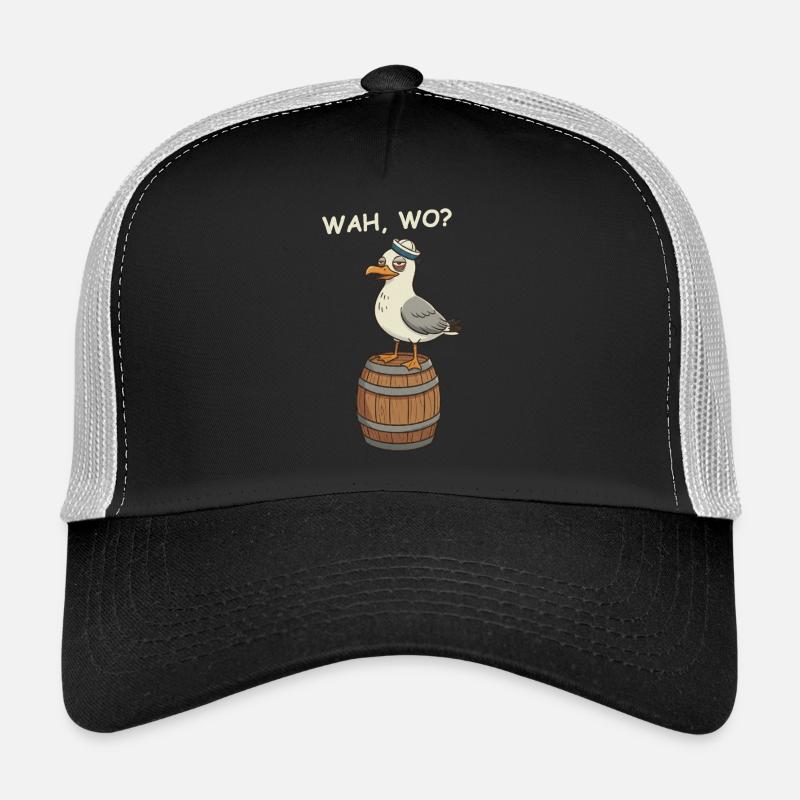Mouette ivre Casquette trucker 