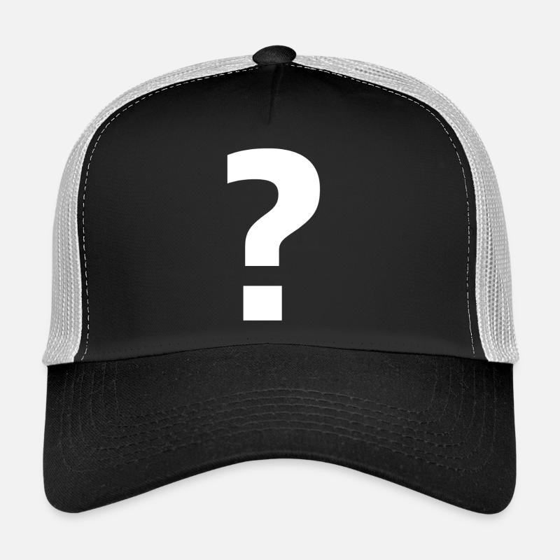 Point d’interrogation | curiosité élégante Casquette trucker 