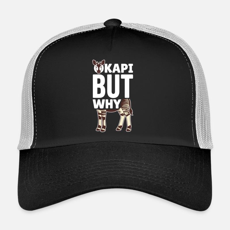 Amoureux d’Okapi Animaux Animaux rares Amour de la faune Casquette trucker 