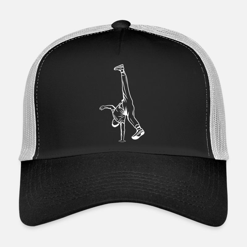 B Boy Drawing Trucker Cap