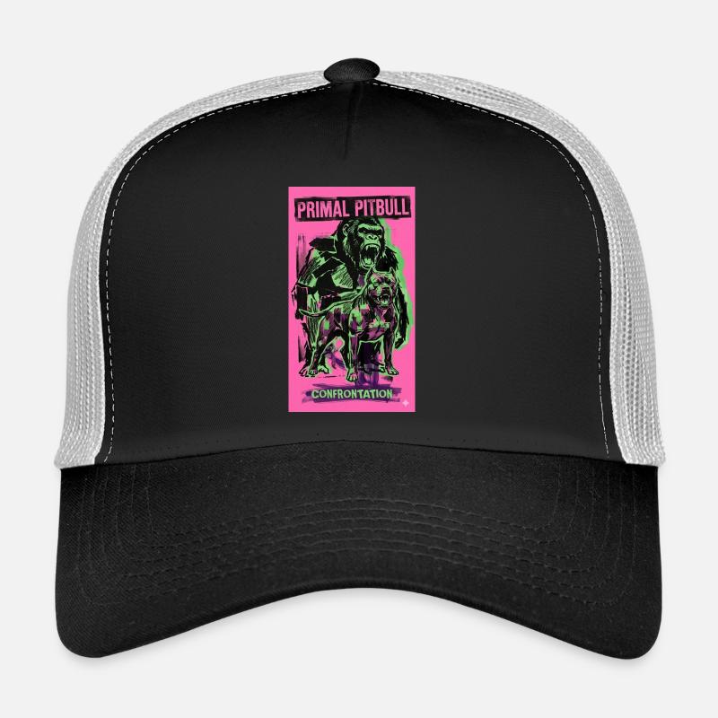 Primal Pitbull Confrontation Trucker Cap